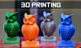 3d print your stl obj modell