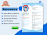 design a minimal and eye catching CV resume