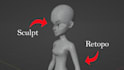 retopologize your 3d prop or model for games, film, and 3d printing
