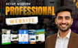 setup modern business website design or professional website