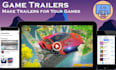 create gameplay and cinematic game trailer