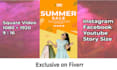 do animated story and post for instagram