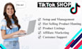 setup tiktok shop dropshipping with product listing, be your tiktok shop manager