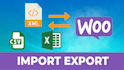 import excel data file to wordpress, woocommerce
