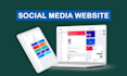 create a fully functional social media platform