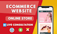 create redesign ecommerce website, online business store for high cro
