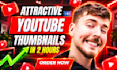 design amazing youtube thumbnails in 2 hours