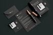 design minimal business card, letterhead and stationary kit