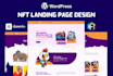 design nft wordpress website and nft landing page design