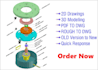 draw detail drawing, 3d render, cad drawing, mechanical drawing