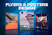 create real estate, solar panel business and brand flyers