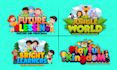 design daycare childcare babyshop school and kids logo
