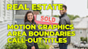 do real estate drone video editing with motion graphics