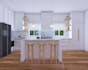 design photorealistic kitchen design from 2d layouts to stunning 3d renders