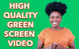create a professional green screen spokesperson video
