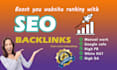 build manual high quality mix SEO backlinks with white hat link building