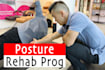 make a posture rehab program for office workers