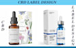 design cbd or hemp product packaging box and label