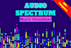 create stunning audio react spectrum or music visualizer