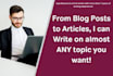 write an engaging and amazing article that is SEO friendly