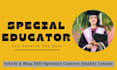 write and provide services related to special education
