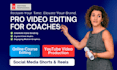 be your professional video editor for online courses and coaching content