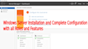 install configure windows server 2016 2019 2022 2024