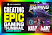 design eye catching epic gaming thumbnails