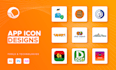 design modern web illustration icon for your brand