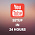 create youtube channel and setup the channel