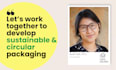 help you develop sustainable packaging