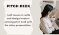 design and create a custom professional investor pitch deck for startup and vc