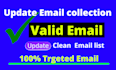provide targeted  valid and active niche email list