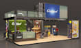 design the exhibition stand, trade show booth, expo stall, or kiosk