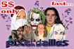 create a pixel art of your face for avatar for two face