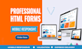 design stunning HTML forms with validation and database