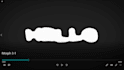 make morph text intro