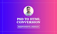 convert PSD to HTML, figma to HTML with responsive