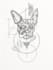 create a custom minimalist or geometric pet tattoo design