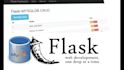 create python, flask api, web apps using mysql or mongodb