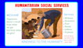 provide social humanitarian services on your behalf