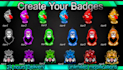design twitch emotes,twitch badges, twitch sub badges