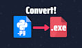 convert your python file to a exe file with setup operation