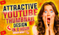 do clickbait and viral youtube thumbnail in 6hrs