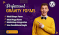 create multi step conditional gravity forms and pdf output