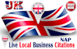 submit 40 UK live citations for your business