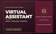 be your virtual assistant for admin, data entry and research