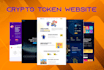 create a crypto coin token website