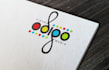 do a creative flat minimalist logo design
