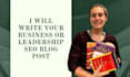 write a business, leadership, or entrepreneurship SEO blog